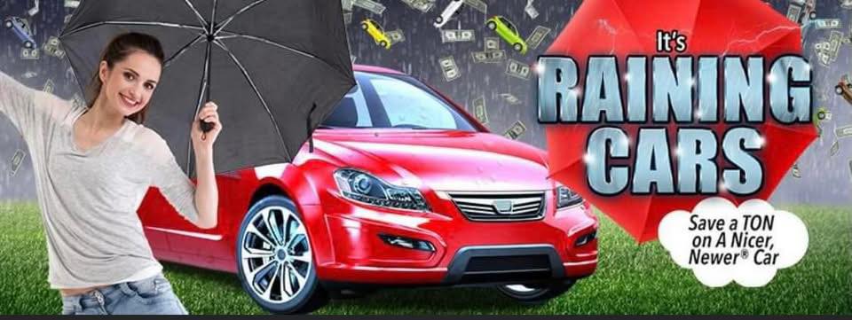 It's Raining Cars at Gilstrap Family Dealership!